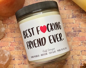 Best Friend Gift, Scented Candle, Gift For Best Friend, Gift For Her, Friendship Gift, Funny Gift, Custom Gifts, Personalized Gifts Bohot