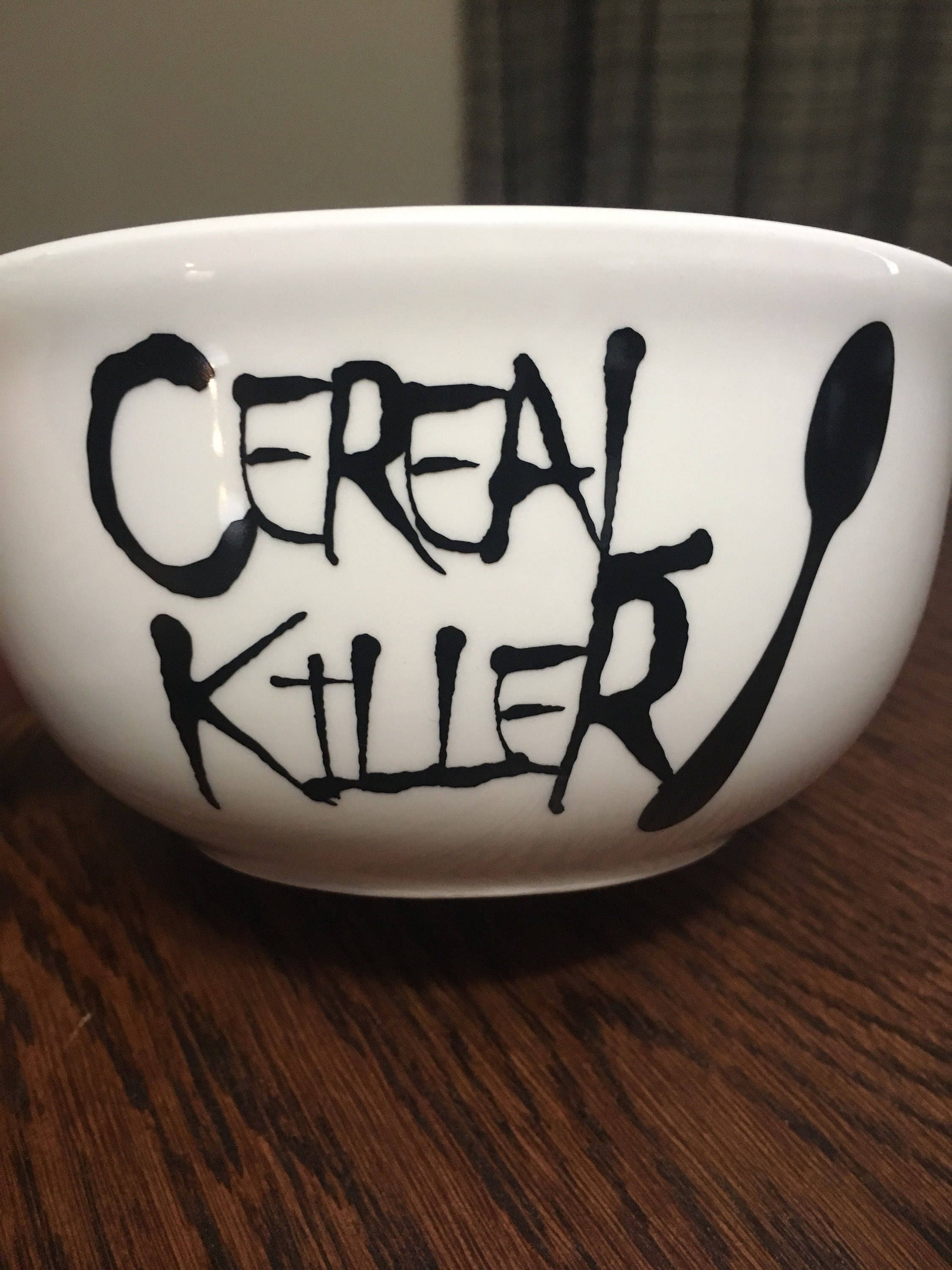 Cereal Killer Bowl / Serial Killer Bowl / Cereal Bowl / Cereal Etsy