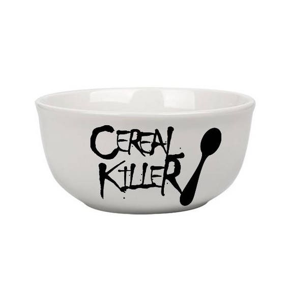 Cereal Killer Bowl / Serial Killer Bowl / Cereal Bowl / Cereal Etsy