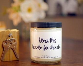 Bless this Home Housewarming gift, soy candle, Housewarming gifts, new home gift, home buyer gift, Home owner gift, funny gift Bohot