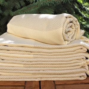 Set of 4 Peshtemal, Beige Diamond Towel, Turkish Towel, Peshtemal Towel Set, Peshtemal Beach Towel, Turkish Peshtemal DIAMOND BEIGE 40x70"