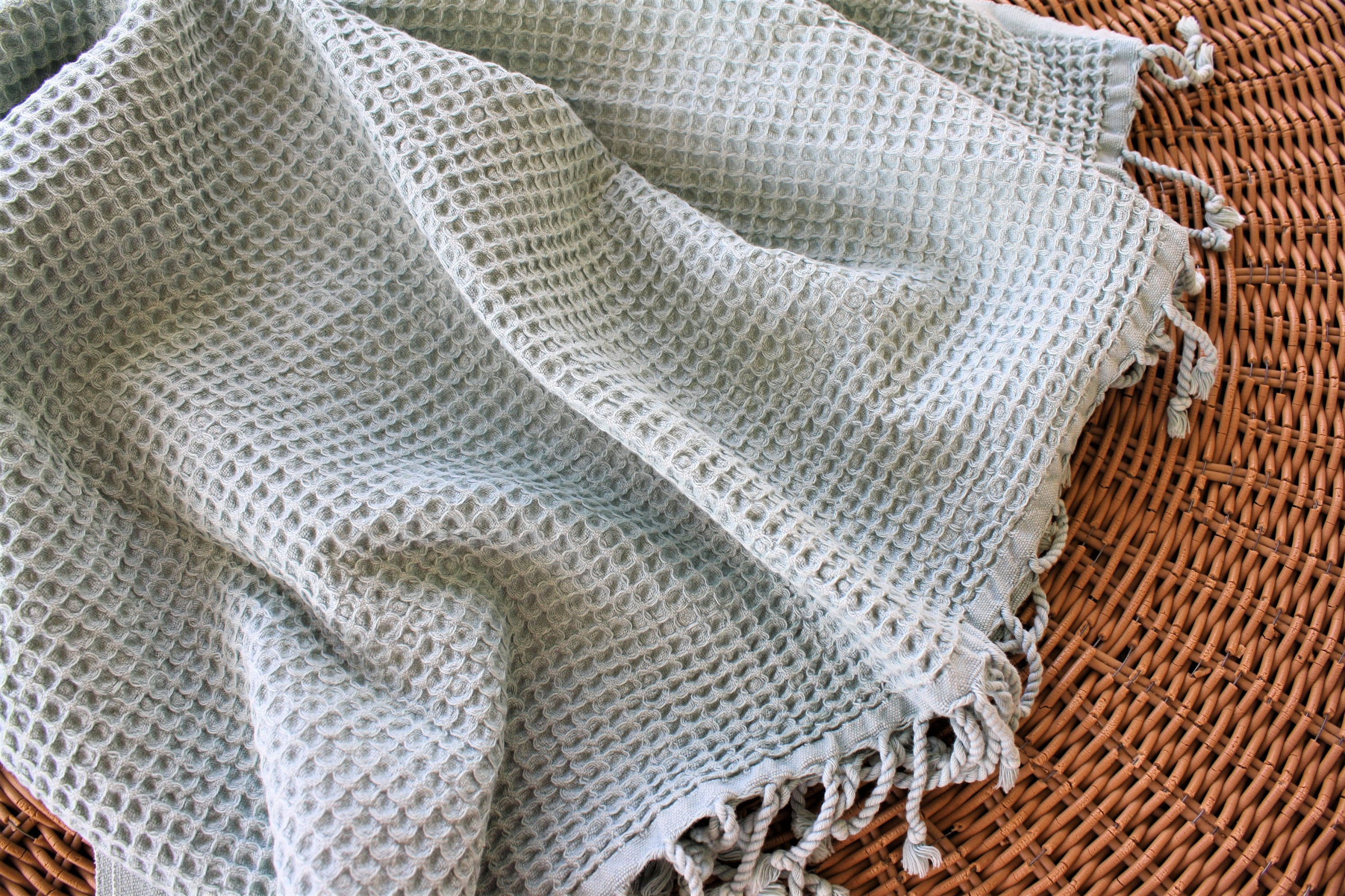 Waffle Bath Towel Handmade Towel Beach Towel Waffle Towels Etsy