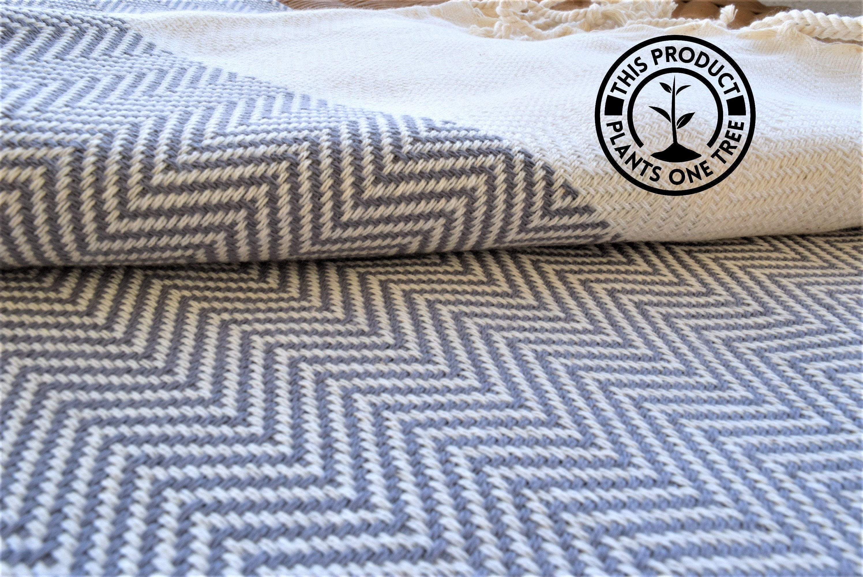 Large Hippie Shawl, Handmade Home Decor, Vintage Towel, Bohemian Home decor Towel, Turkish Peshtemal, sofa cover, HERRINGBONE GRAY 39x70"