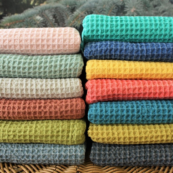 Organic Cotton Towel, hand Towel, Bath Decor Towel, Turkish Bath Towel, Waffle Towels, colorful towels, home gifts, towel set, WAFFLE TOWELS