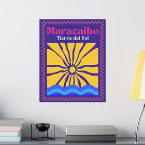 Maracaibo Poster Illustration Unframed - Maracaibo Home Decor - Maracaibo Gift - Cultura Maracucho - Venezuelan Gift - Gift for Venezuelan