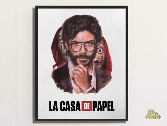 La Casa De Papel El Profesor PREMIUM POSTER Printed Money - Etsy Norway La Casa De Papel El Profesor PREMIUM POSTER Printed Money - Etsy Norway