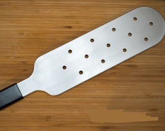 Traditional Design Solid Aluminum Frat Paddle Spanking Impact Device - Made in the USA