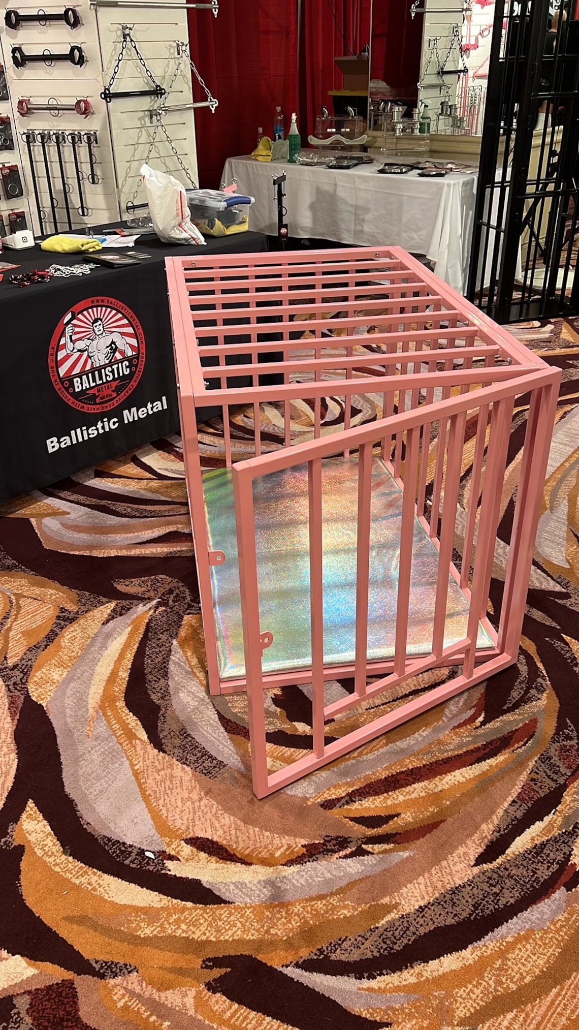 Pretty in Pink Puppy Cage BDSM Bondage 100 Steel Made Etsy