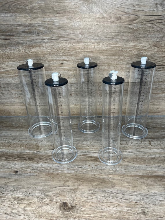 Ersatz/Extra Zylinder für Penis Pumpe Pump Zylinder Verlängerung Verdickung  Ausdauer Cock Training Zahnrad