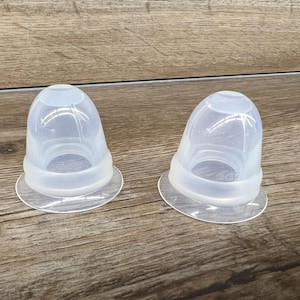 Ventosas de silicona súper suaves con estuche de abrazadera (par)