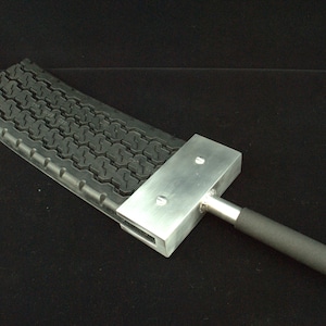Big Rig Truck Tire Slapper Paddle from Ballistic Metal Style  Aluminum Metal Steel Rubber