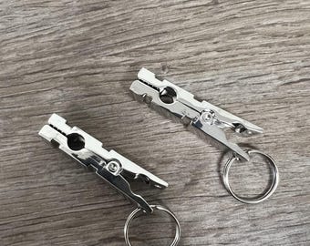 Stainless Steel Clothespin Metal Nip Clamp Clothes Pin Pair / Set