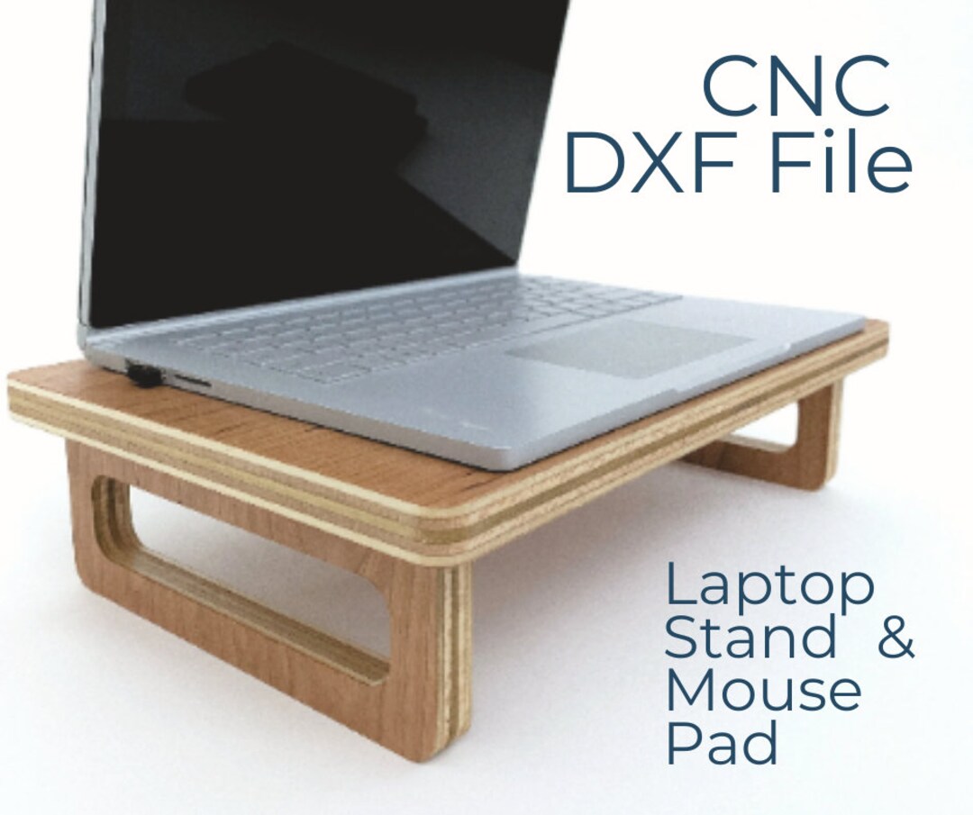 CNC Files for Laptop Stand and Mouse Pad, CNC Router Project for Wood ...