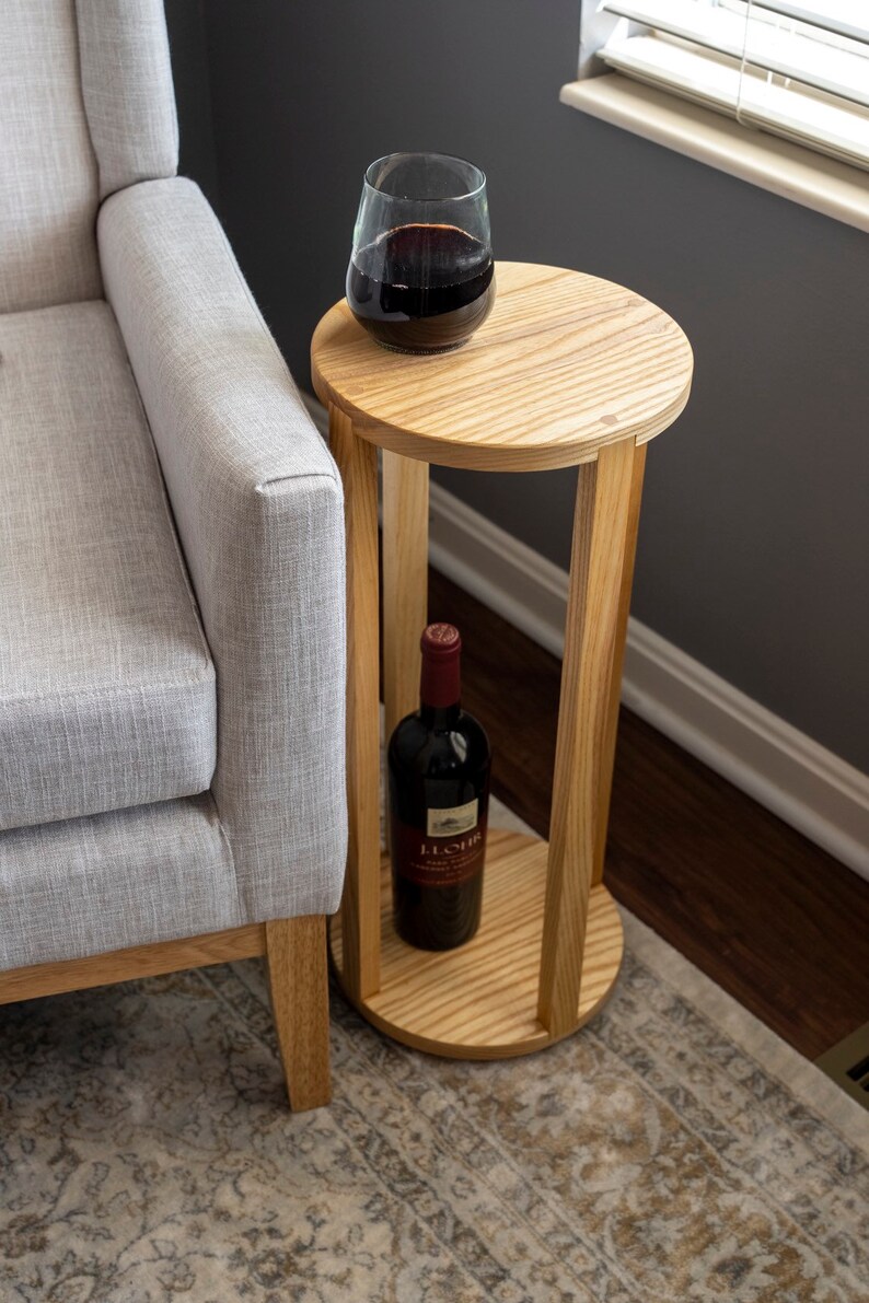 Mini Martha Drink Table Small Wood Table for Living Room - Etsy