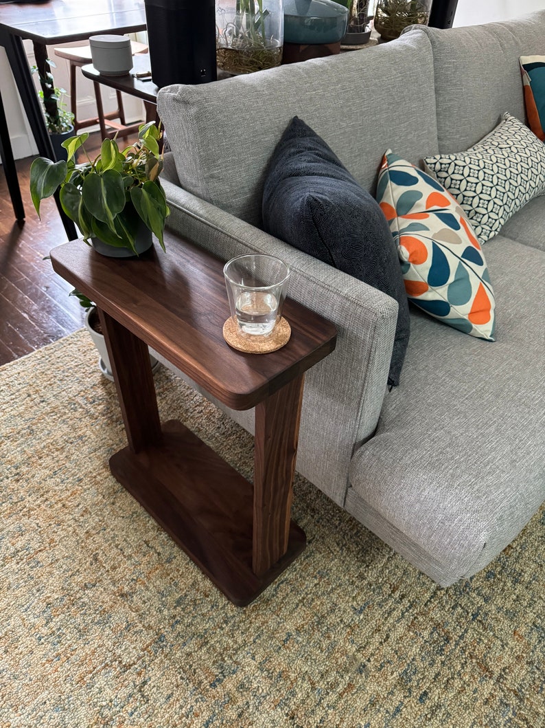 Handcrafted Tall Liz Table Made from FSC-Certified Hardwoods