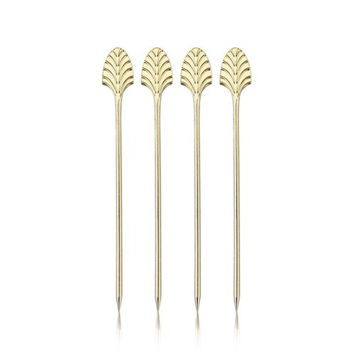 Deep Sea II Silver Plated Martini Picks Cocktail Picks Etsy