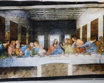 The Last Supper Fabric Panel: Robert Kaufman Quilt Cotton