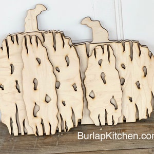 DIY Primitive Pumpkins, Set of 2 - Craft Kit