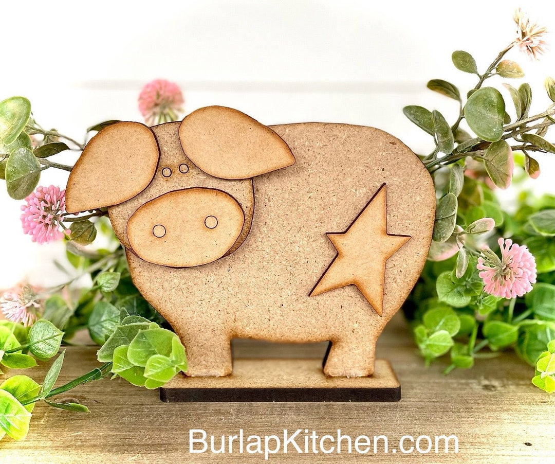 DIY Stand Alone Pig - Craft Kit - Etsy
