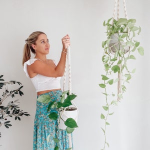 SET OF 3 different styles | Macrame plant hanger | plant basket | bohemian | macrame decor | macrame planter | macrame plant hanger