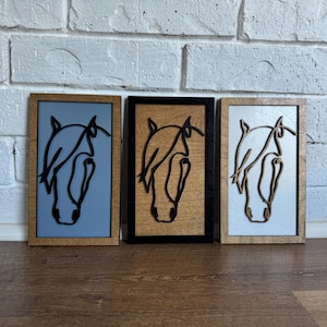 Horse Line Art, Laser Cut File SVG, Digital Download