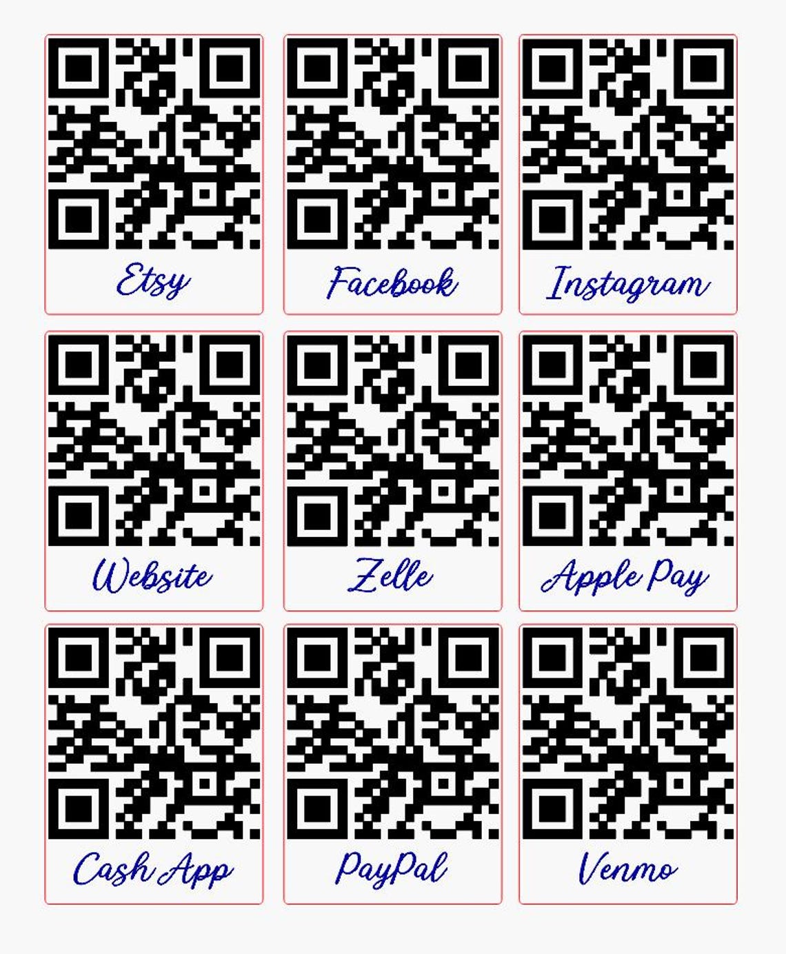 Business Card Holder, Qr Code Display Stand, Laser Cut File, SVG - AI ...