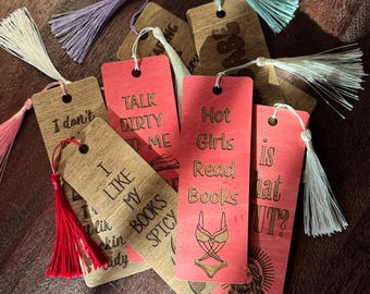 Smut Bookmark Bundle, Laser Cut File SVG, Digital Download