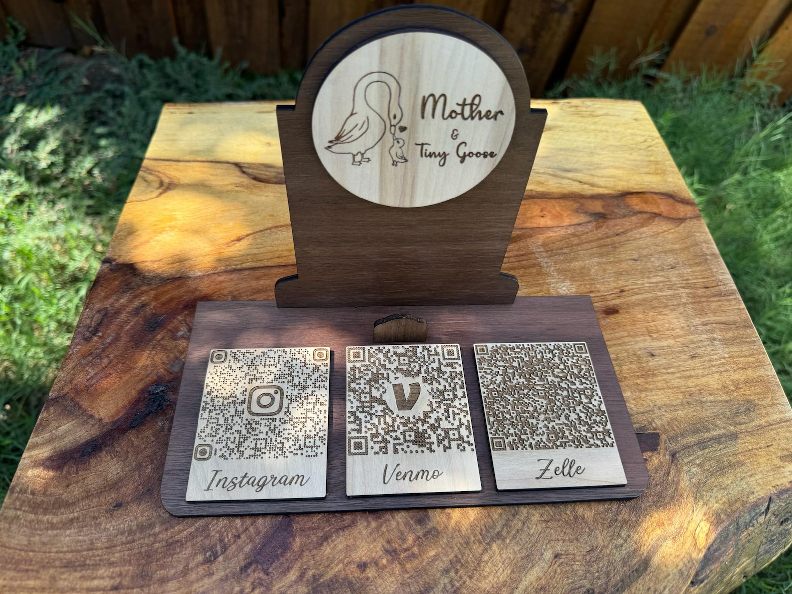Business Card Holder, Qr Code Display Stand, Laser Cut File, SVG - AI ...