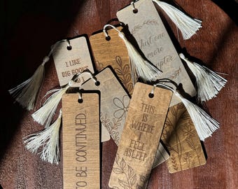 Bookmark Bundle, Laser Cut File, SVG - AI - DXF, Digital Download
