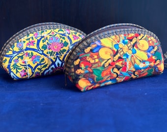 Bolsa de maquillaje de terciopelo