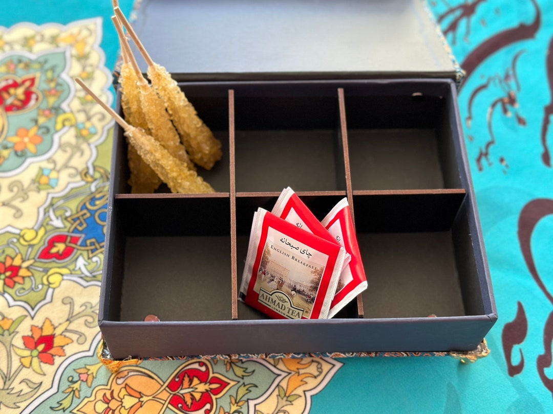 Persian Teabox Jewelry Box Wooden Termeh Nowruz Norooz Best Gift