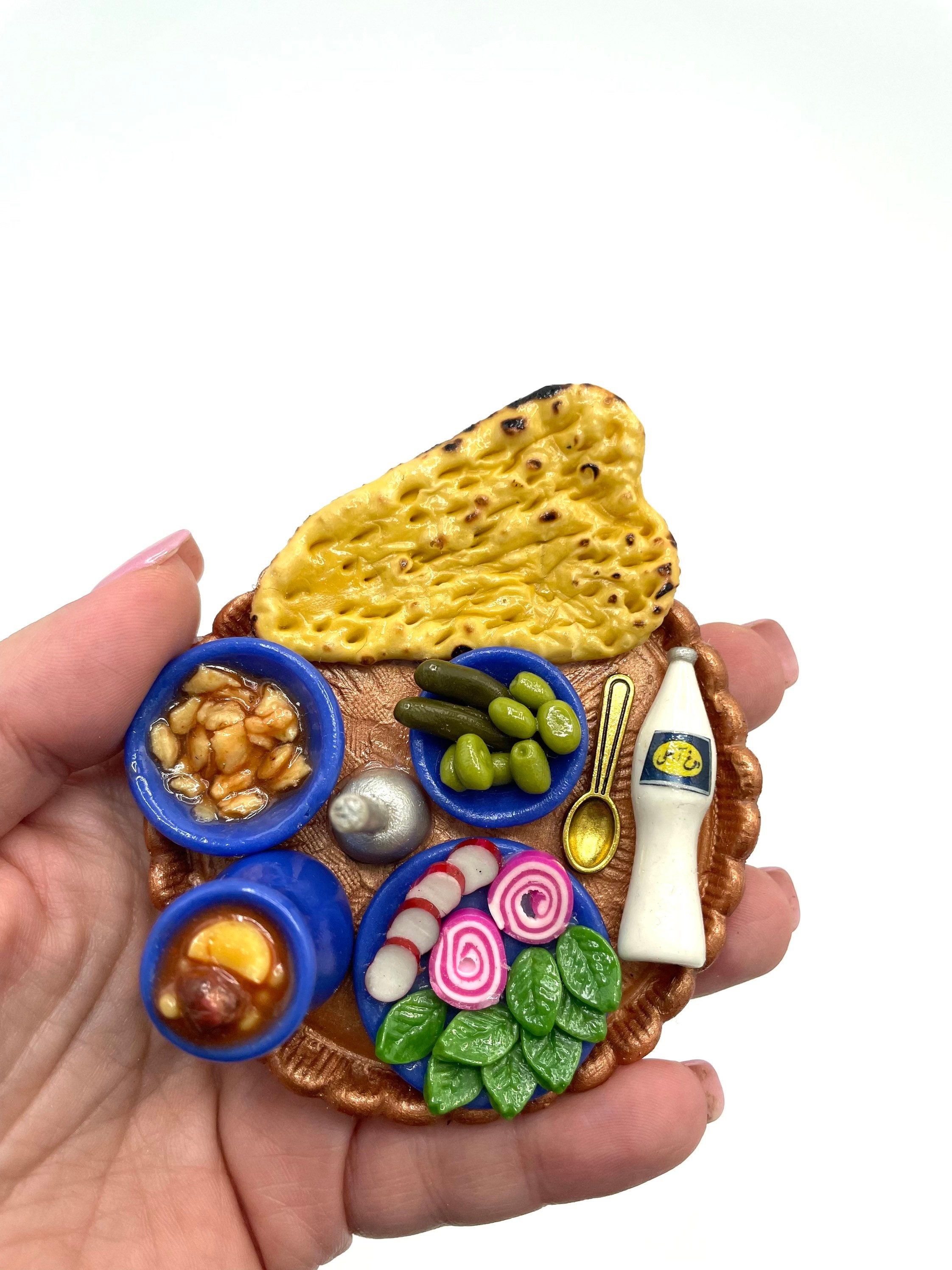 Handmade Dizi Tray  miniature Magnet