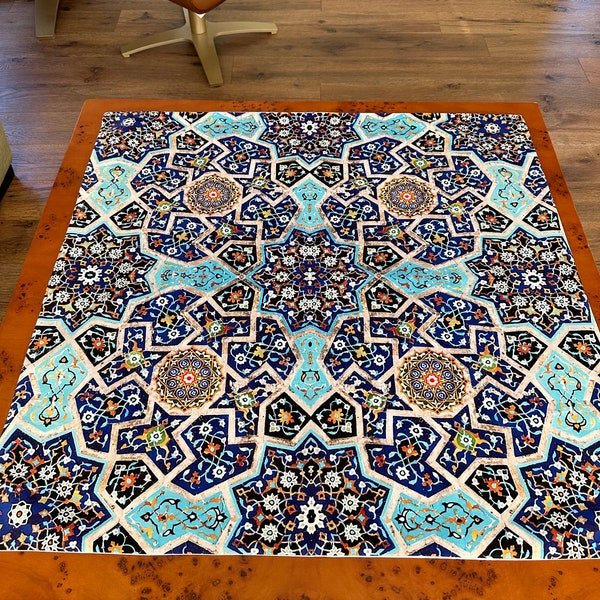Table Cloth Velvet Printed Nowruz Norooz Haftsee.
