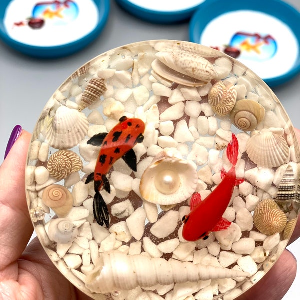 Nowruz Norooz  Resin 3D Fish abowl  Haftseen Goldfish Valentine Norooz