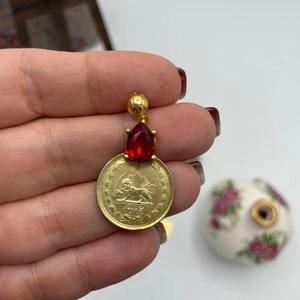 Handmade Antique  Coins Earrings Best Gift  For Nowruz Norooz Valentine Pahlavi  Jewelry