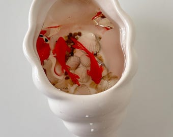 Pecera transparente Haftseen hecha a mano, regalo de pez dorado Nowruz Norooz Haftsin