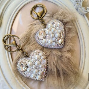 Handmade Keychain Beads Stone Embroidered Gift Christmas Nowruz Valentine