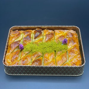 Baklava Yazdi traditional Homemade Cardamom Rosewater for Nowruz Norooz