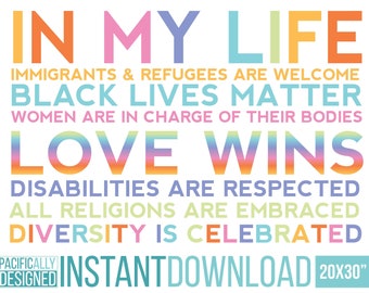 Love Wins Printable Etsy