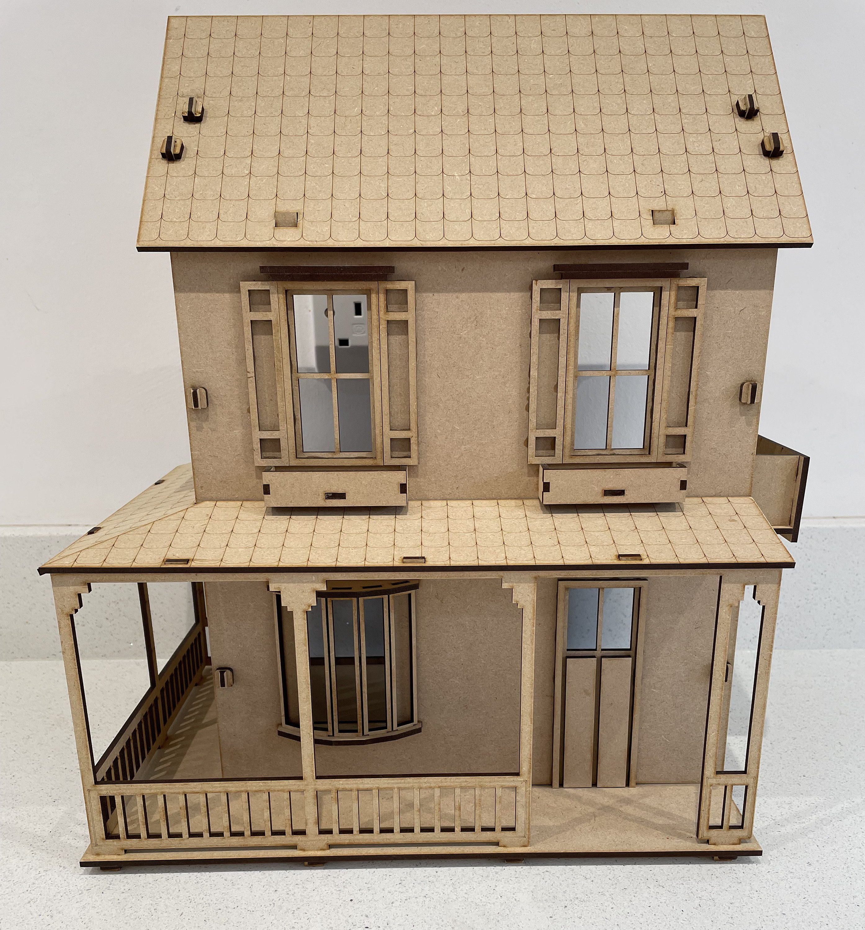 ROBOTIME Maison de Poupées en Bois - NO.17 Café, DIY Miniature House,  Cadeau de Modèle de Maison d'Artisanat Bricolage, Maquette 3D a Construire, Jouets  Faits à la Main pour Enfants : 