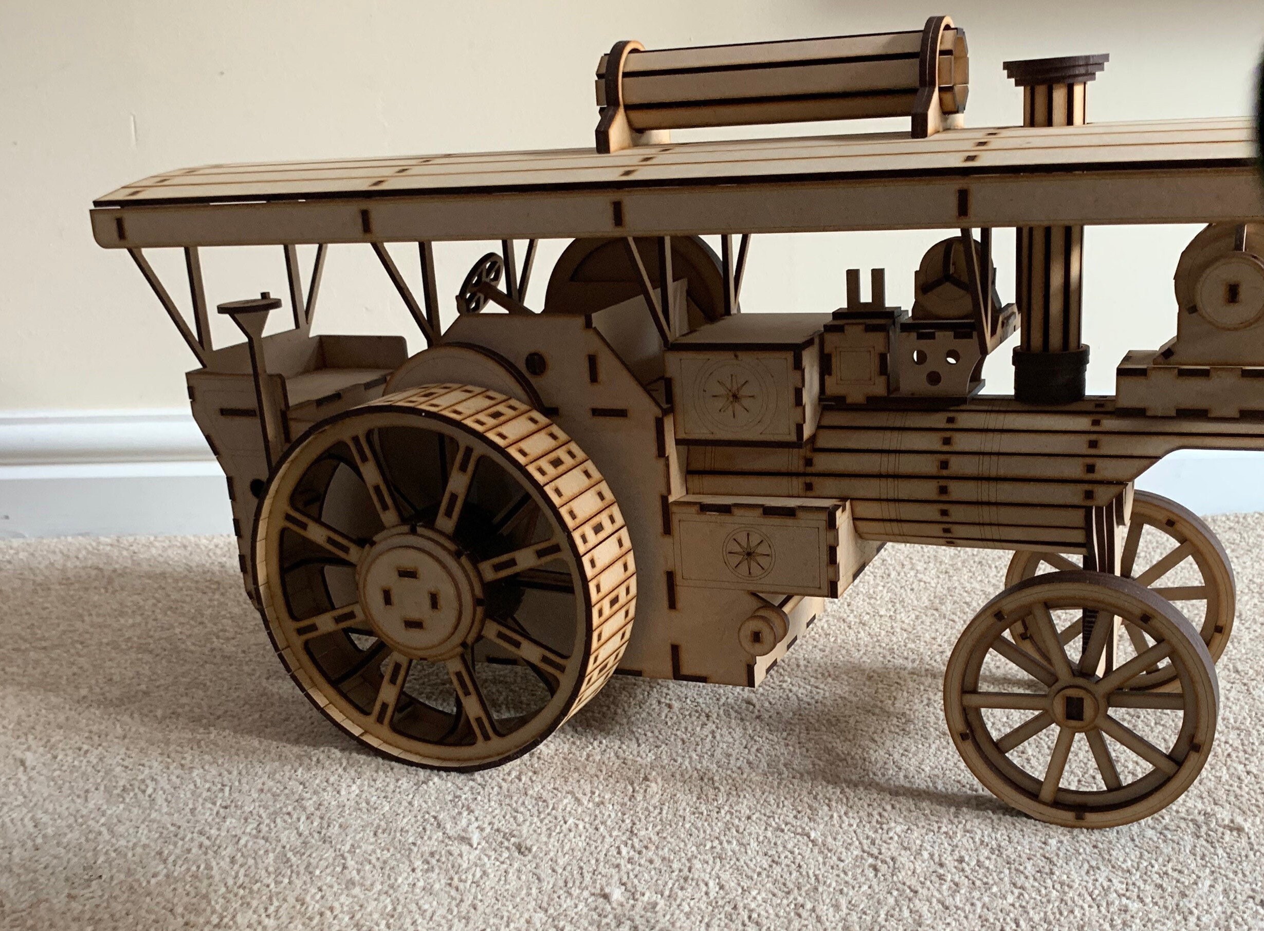Make Your Own MDF Steam Engine, Traction Engine, DIY, Craft