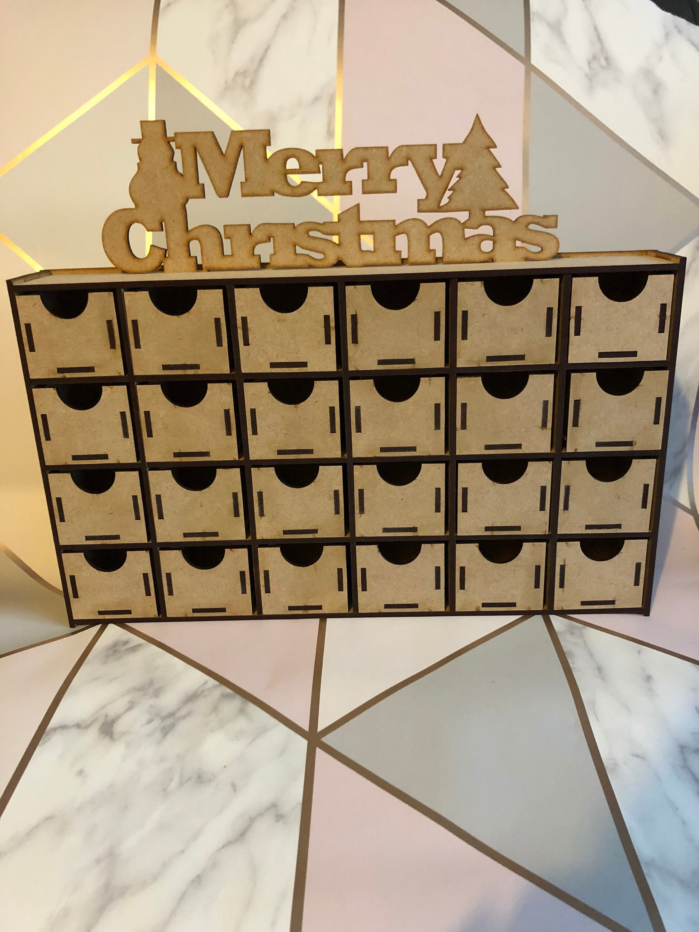 Handmade Make Your Own Wooden Advent Calendar Craft Kit DIY Etsy Handmade Make Your Own Wooden Advent Calendar Craft Kit DIY Etsy