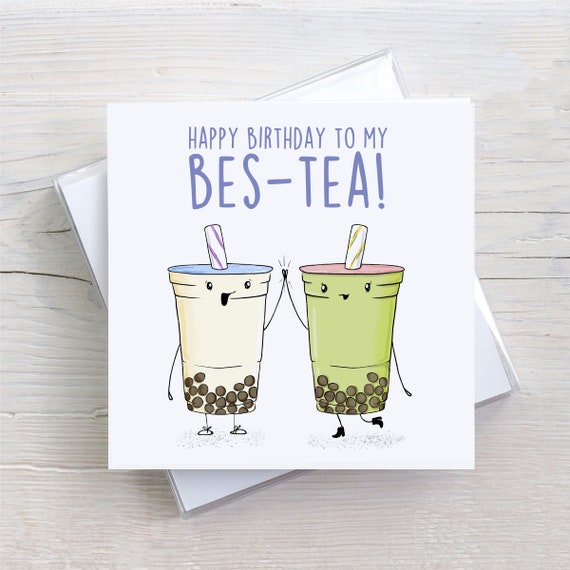 Paper Paper & Party Supplies Happy Birthday Card for Best Friend Bestie ...