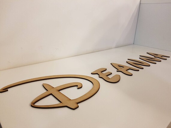 Disney Motslettres En Bois Les Noms De Lettres Accueilcadeau Personnalisé Lettres Mural