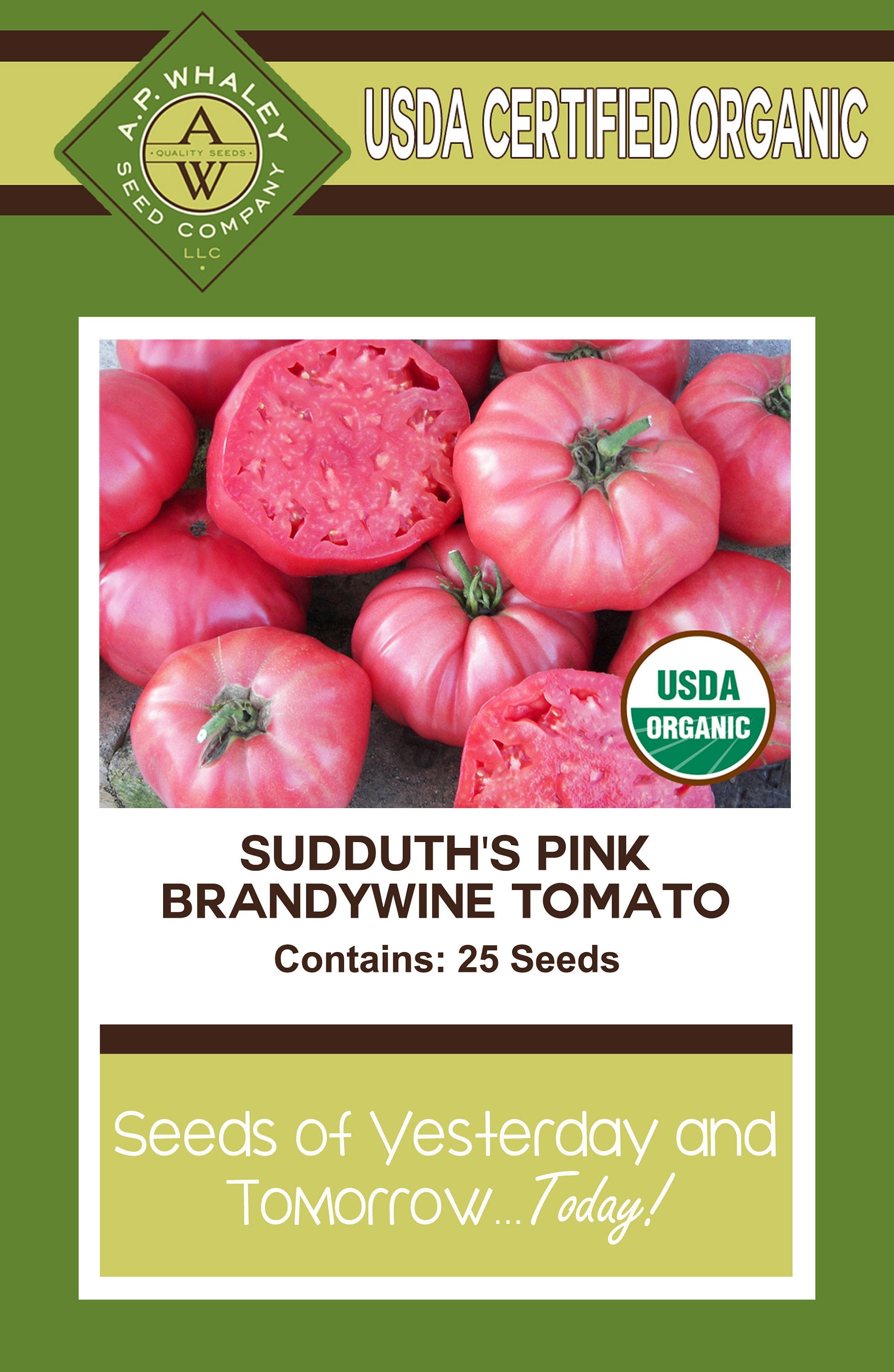 Brandywine Pink Suddeth Strain 40 Hand Picked Seeds Home & Hobby Gardening & Plants