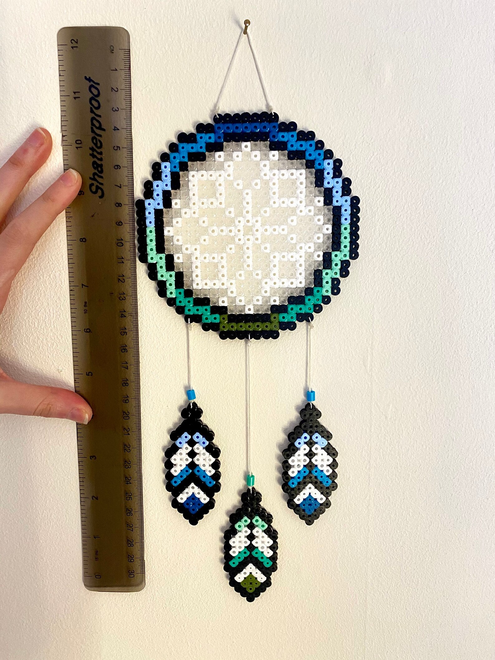Dream catcher Hama Beads Perler Beads Dreamcatcher Etsy