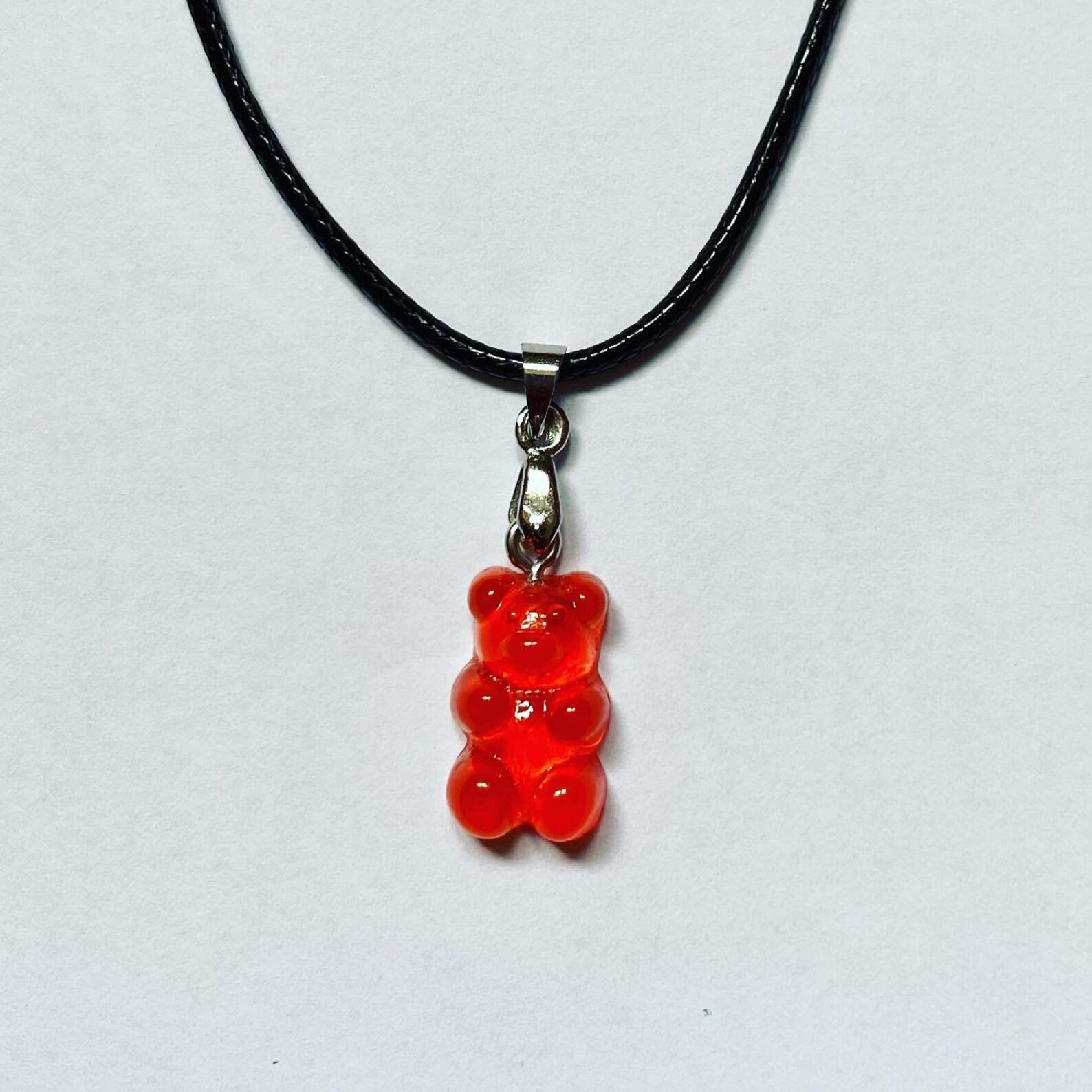 Gummy Bear Necklace Charm Necklace Cute Quirky Gifts Etsy
