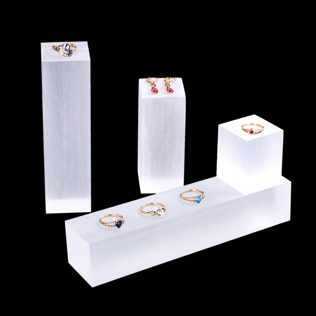Extremely Elegant Display Blocks Platform Jewelry Art Glossy Etsy
