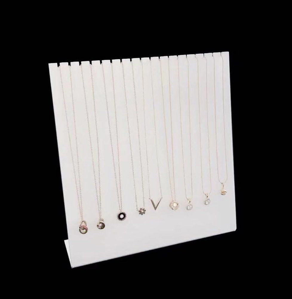 Pengxiaomei 200pcs Necklace Display Cards 100pcs Display Hanging Cards & 100 pcs Kraft Paper Blank Necklace Card Jewelry Display Hanging Cards Jewelry Hang Tags for Jewelry 