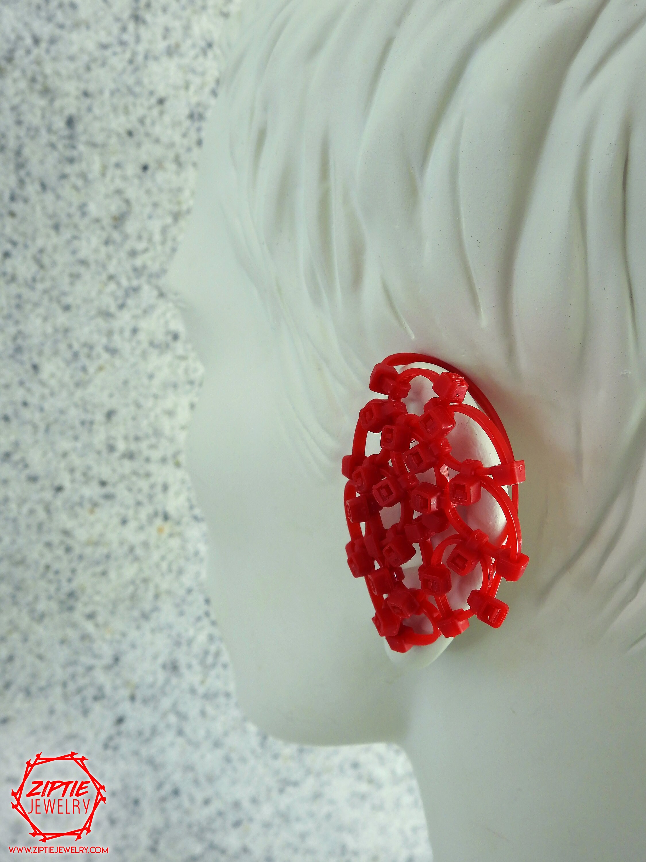 Zip Tie Ear Cuff Ear Wrap / Non Pierced Ear Cuff / Black Ear Etsy